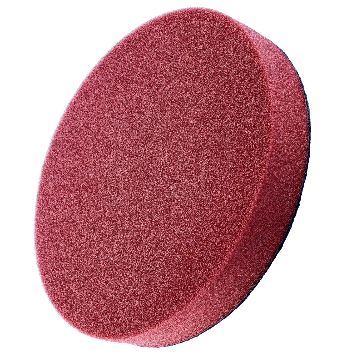 Red Buffing Pad, 6 inch Hook and Loop Polishing Sponge Pad, Medium Cut/Light Polish Foam Pad, Buffing Backing Pad, Replacement Buffer Pads Used in Pneumatic & Electric polishing Machine