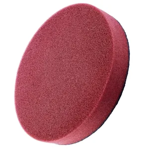 Red Buffing Pad, 6 inch Hook and Loop Polishing Sponge Pad, Medium Cut/Light Polish Foam Pad, Buffing Backing Pad, Replacement Buffer Pads Used in Pneumatic & Electric polishing Machine