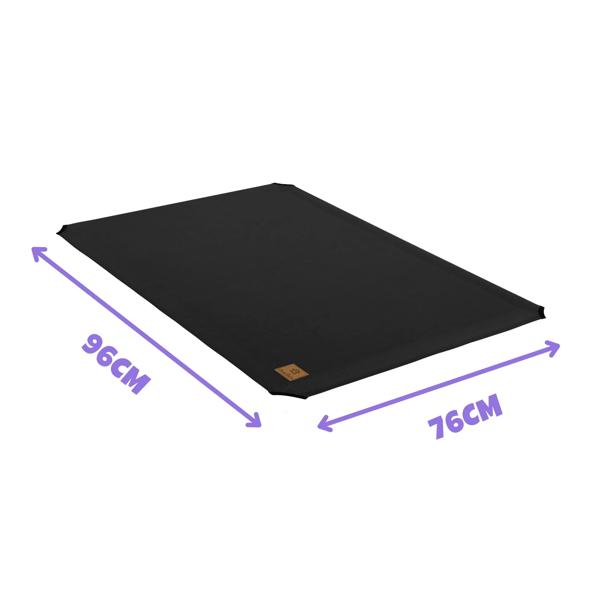 Replaceable Cover for Trampoline Hammock Bed - Black