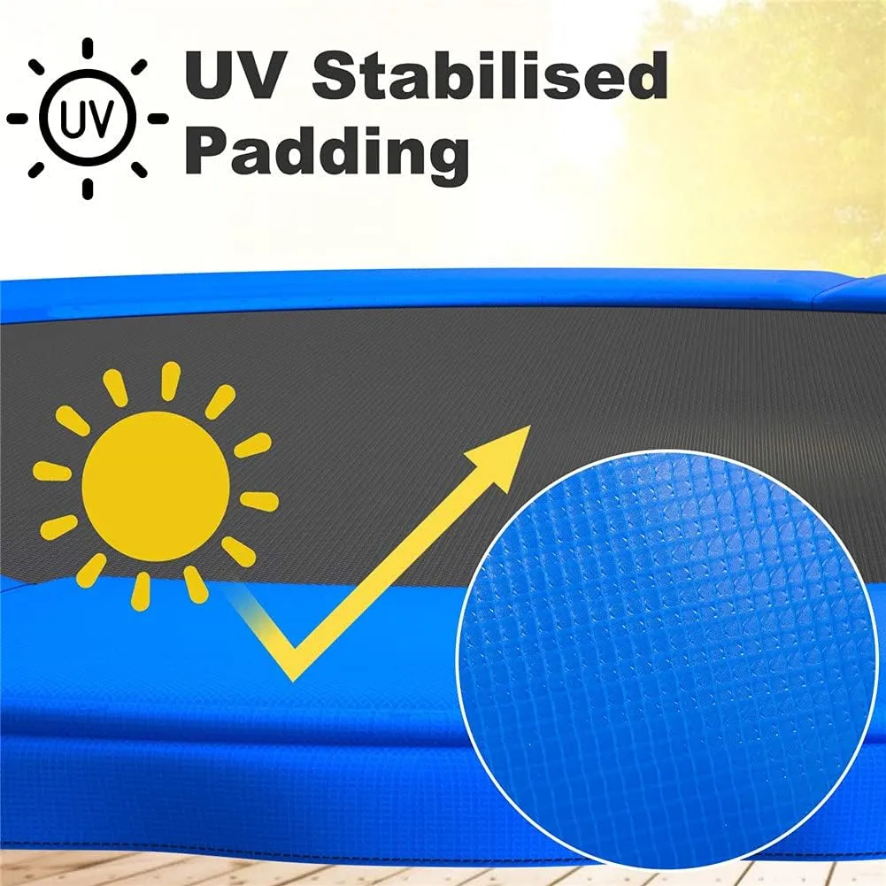 Replacement Trampoline Cover, Premium Trampoline Replacement Safety Pad Tear-Resistant Edge Protection (Spring Cover) Fits for Round Frames for Maximum Safety