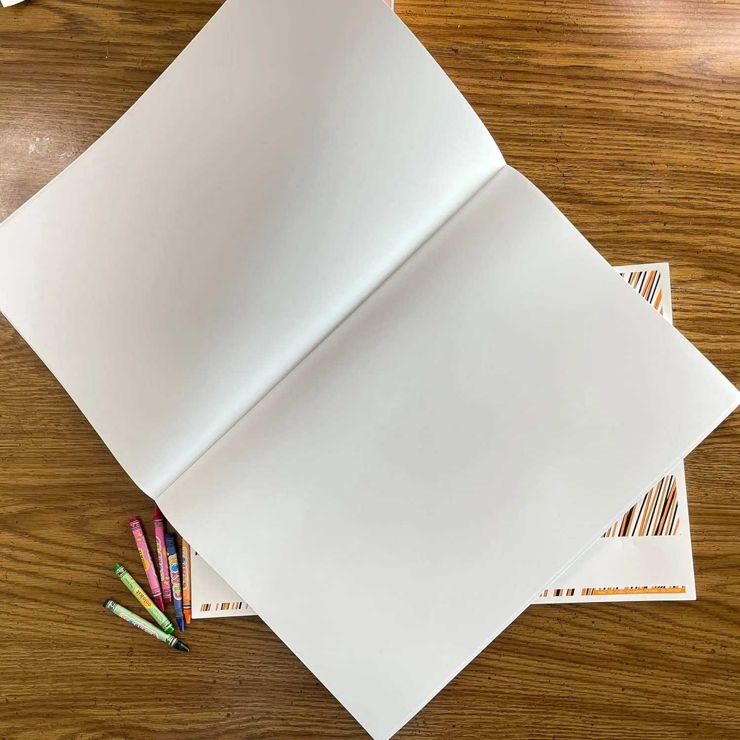 Reskid Drawing Paper Pad (12 x 18 inches) - 50 Sheets, 2-Pack Coloring Art Pads for Kids, Sketch Kids (12x18 (2PACK))