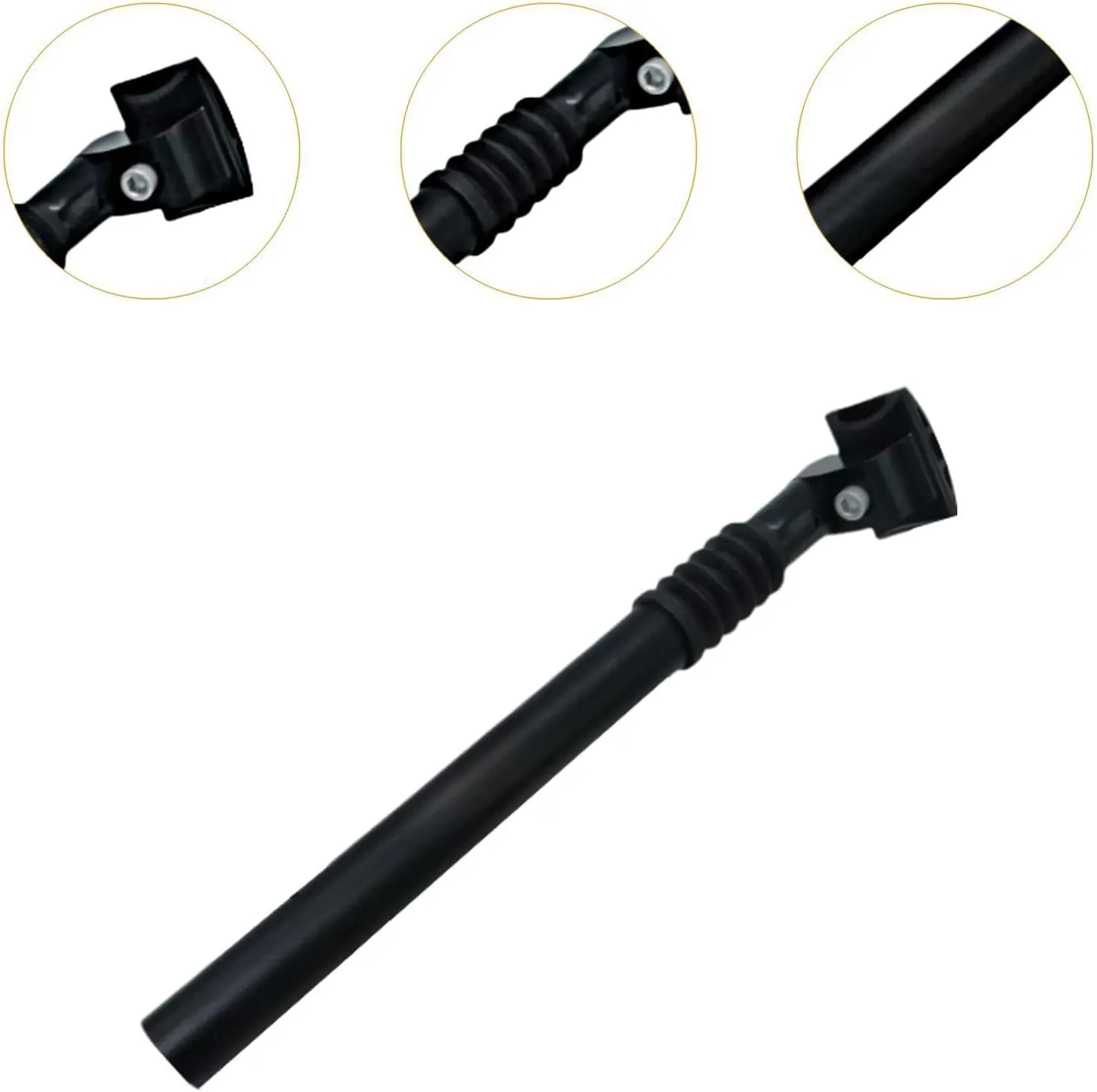 Road Bike Seatpost Seat Tube Comfortable Sturdy Accessories, Components Saddle Pole Shock Absorbing for Mountain Bikes,