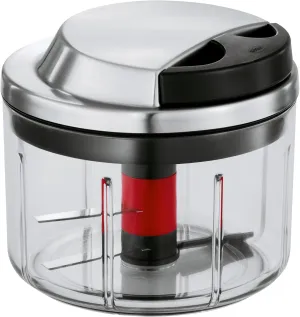Rosle Manual Pull-Start Food Processor Multi Cutter & Salad Spinner Basket