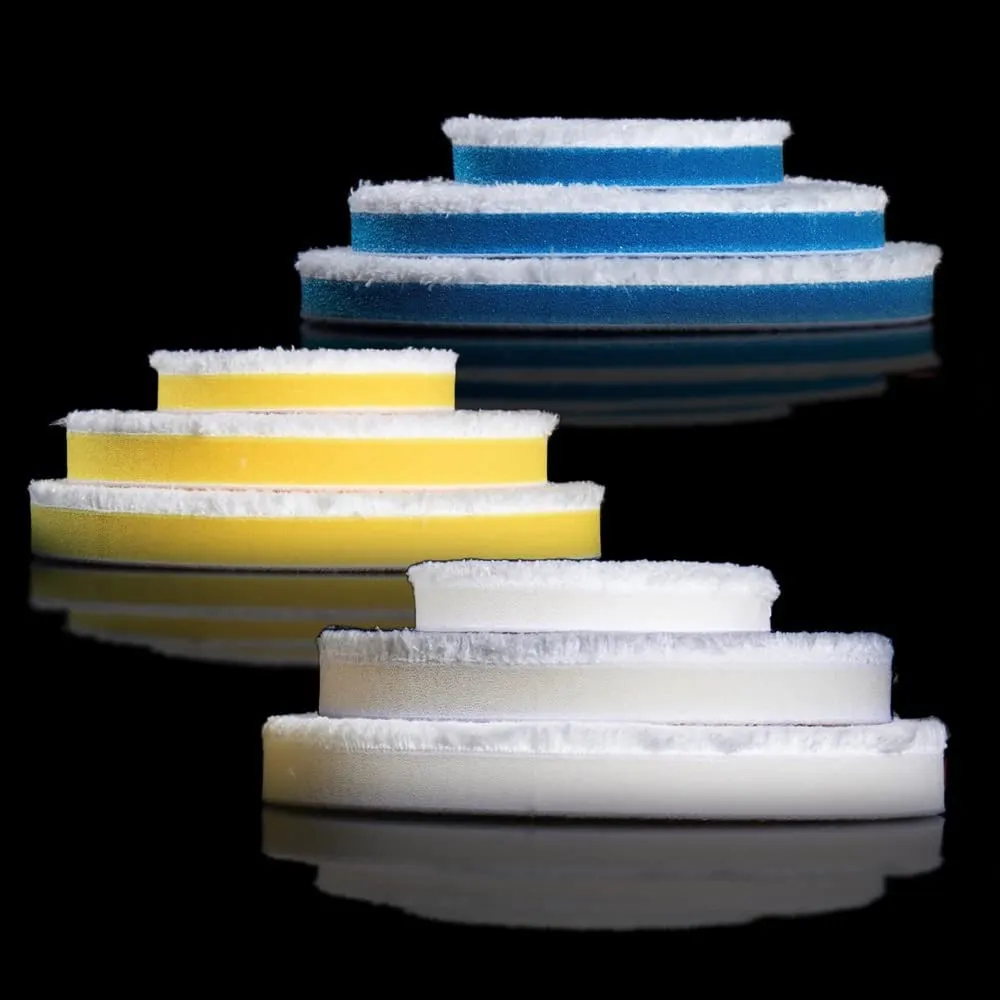 RUPES Ultrafine D-A Microfiber Pad (White) Ø 160mm, Single Pad