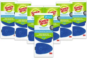 Scotch-Brite Non-Scratch Dishwand Refills, Fits All Scotch-Brite Dishwands, 21 Refills
