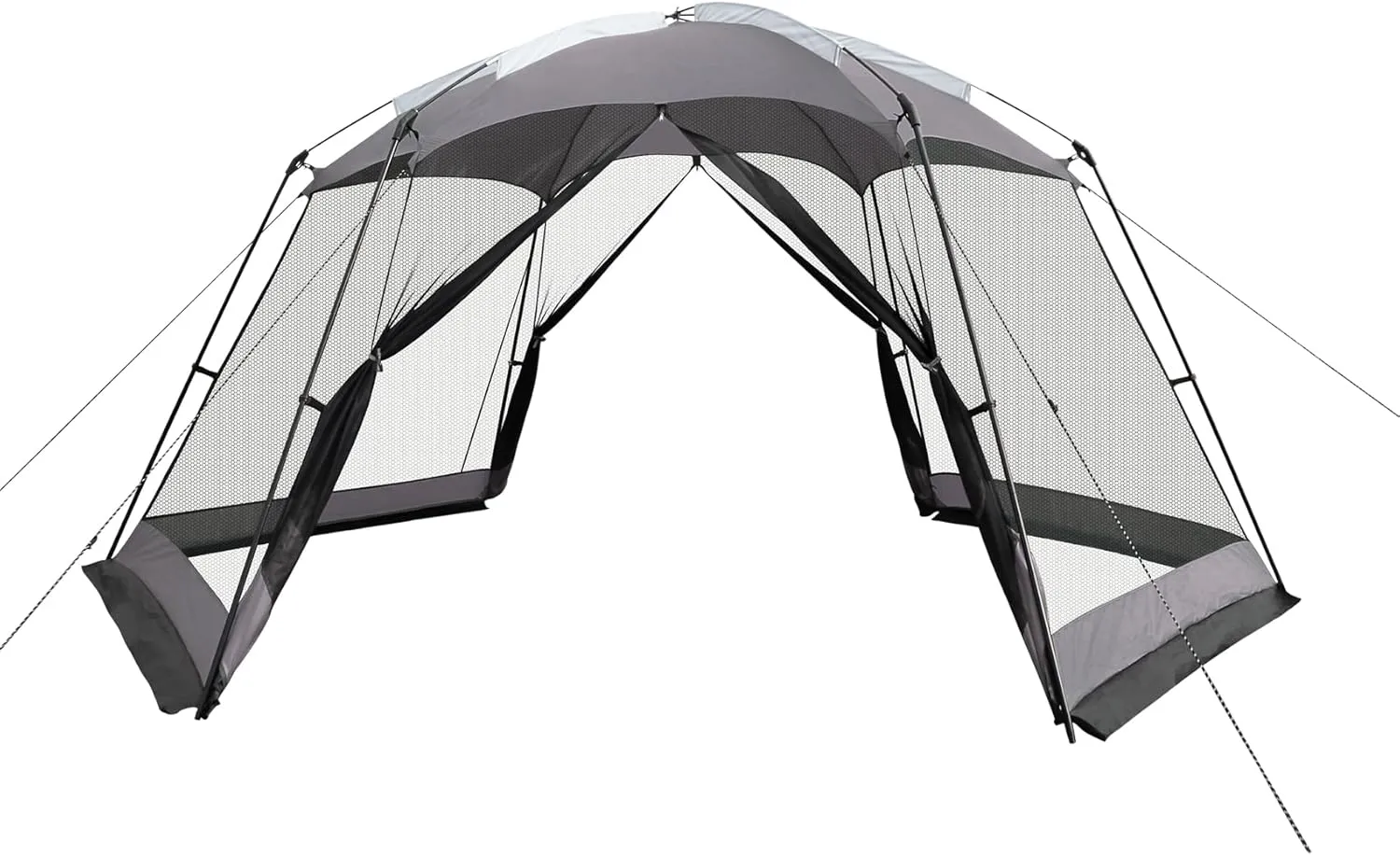 Screen House 15x13 FT Mesh Canopy Tent Camping Gazebo Shelter for 8-10 People Outdoor Party Activities