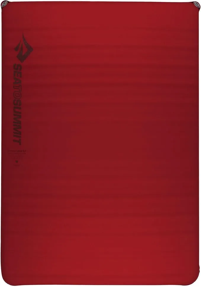 Sea to Summit Comfort Plus Self-Inflating Foam 2-Person Camping Mattress, Crimson Red