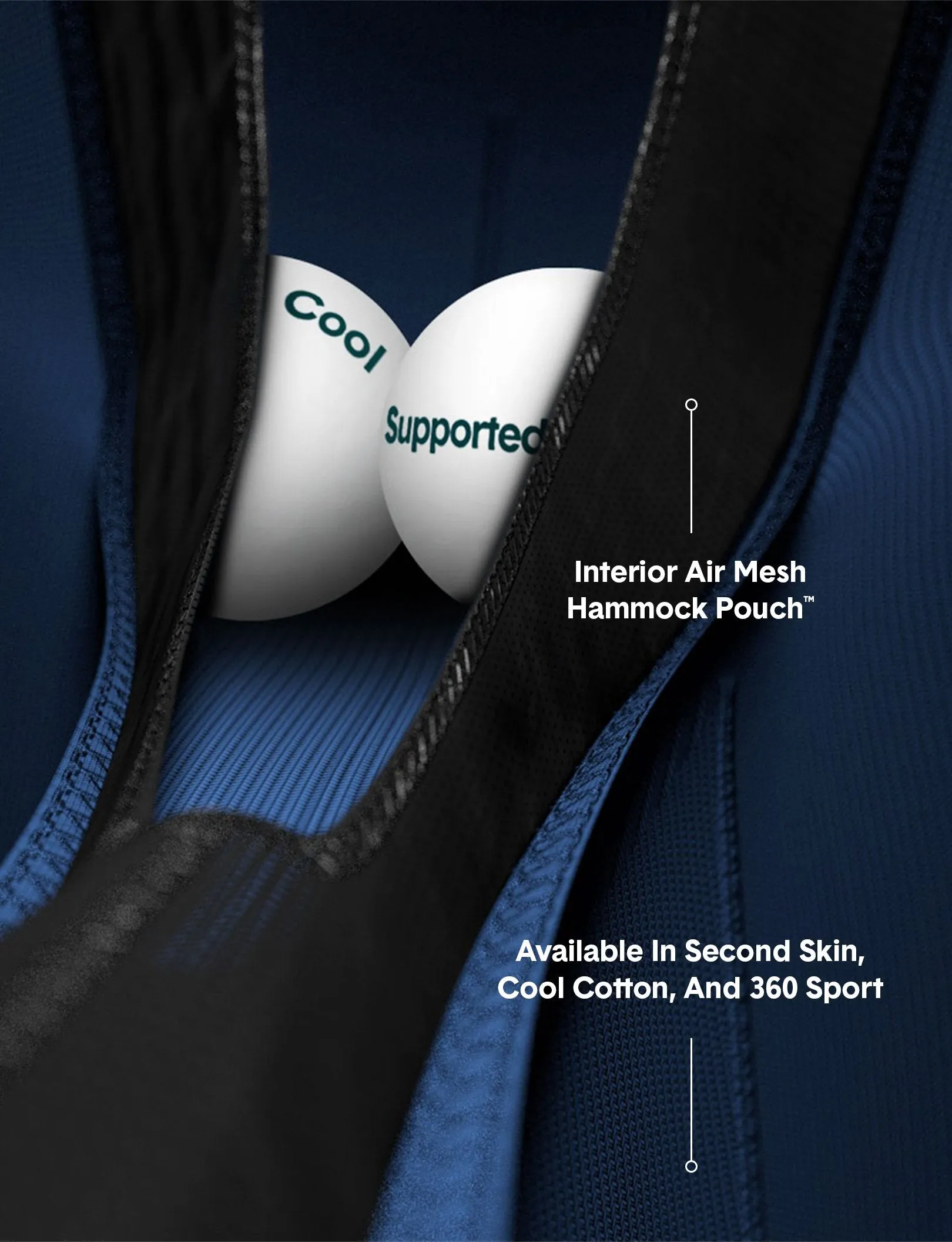 Seamless delivery Cool Brief Pouch™ Tested Hammock Boxer Cotton
