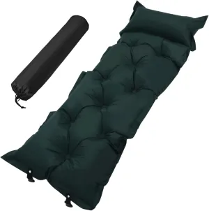 Self Inflating Camping Sleeping Pad with Pillow Skin Friendly Air Mattress for Outdoor Hiking and Backpacking Effortless Setup for Comfortable Sleep