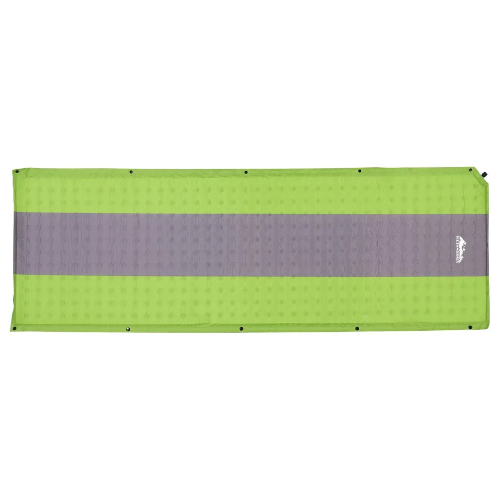 Self Inflating Mattress Camping Mat Air Bed Pad Single Green