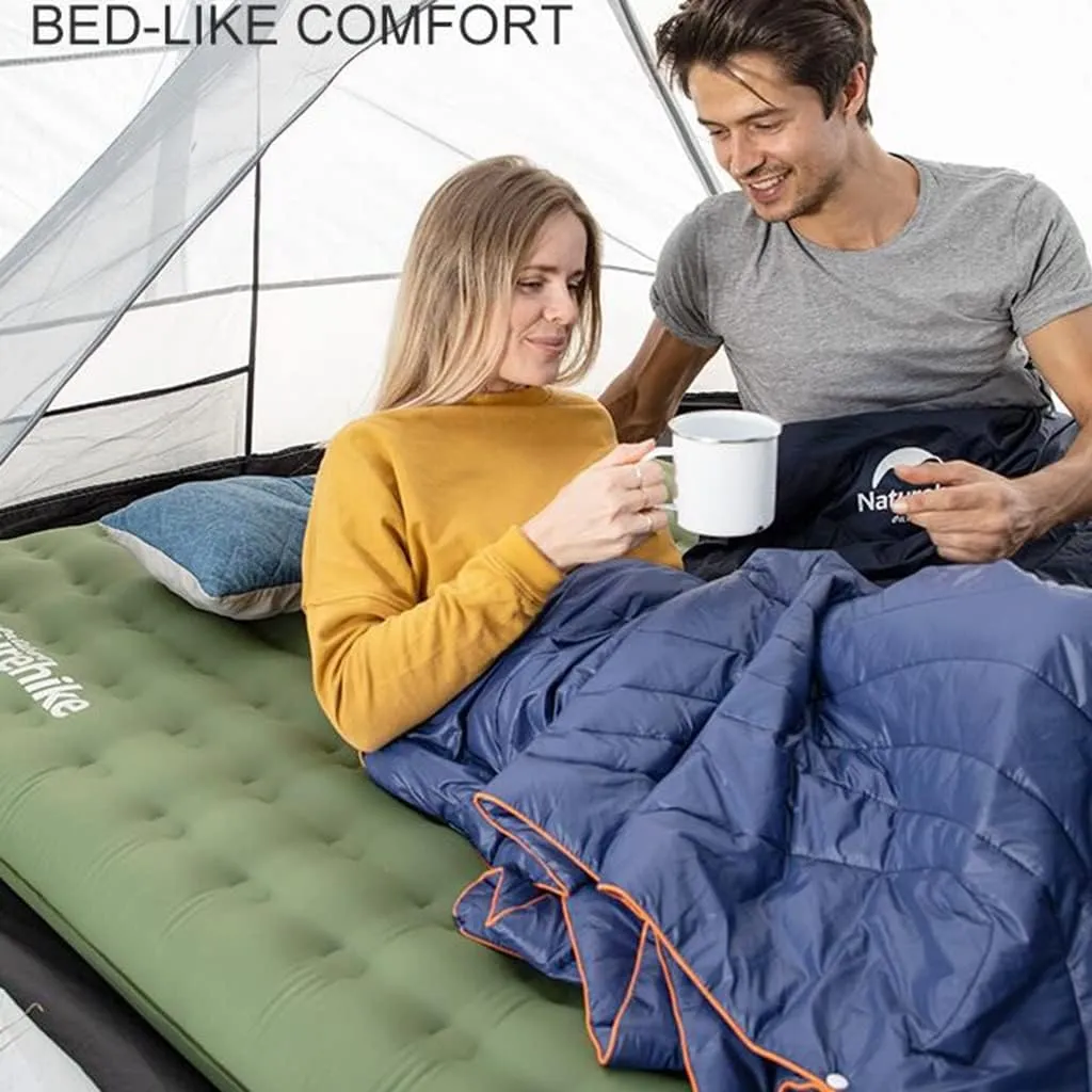 Self-Inflating Pads Double Inflatable Camping Sleeping Pad Waterproof Sleeping Pad Lightweight Portable Air Mattress Suitable for Tent Backpack Camping Hiking Outdoor Tent