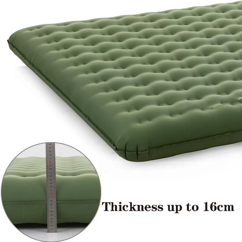 Self-Inflating Pads Double Inflatable Camping Sleeping Pad Waterproof Sleeping Pad Lightweight Portable Air Mattress Suitable for Tent Backpack Camping Hiking Outdoor Tent