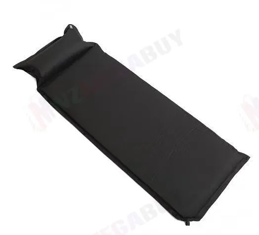 Self Inflating Single Sleeping Mattress Mats Pad Air Bed Camping Hiking* Beige