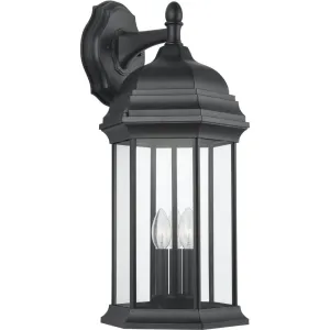 Sevier Black LED Outdoor Wall Lantern