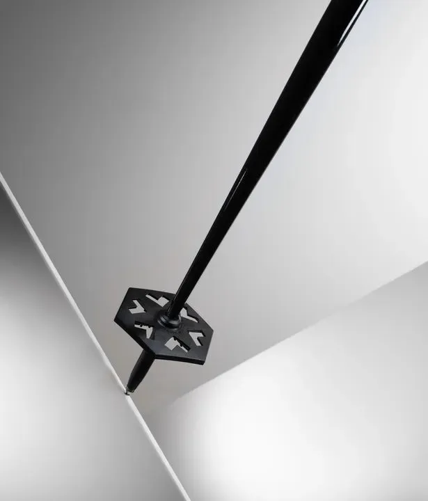 Ski Poles FURTIS Poles - Black & White, Black Crows