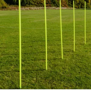Slalom pole Two Piece (Yellow) - Pack of 5