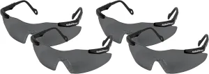 Smith and Wesson Safety Glasses (19823), Magnum 3G Safety Eyewear, Smoke Lenses with Black Frame