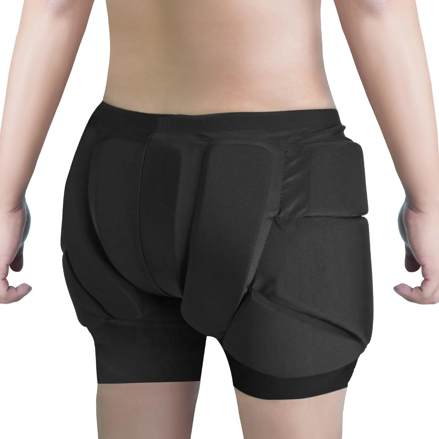 Snowboard Padded Shorts Impact Shorts for Snowboarding, Hip and Butt Pads for Skating, Snowboard Butt Pad for Kids Adult