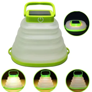 Solar Camping Lanterns-Collapsible Camping EssentialsIP65 Solar Lights Outdoor WaterproofUSB Portable Camping Hanging Lamp for Backpacking GearEmergencyTentTravelHiking