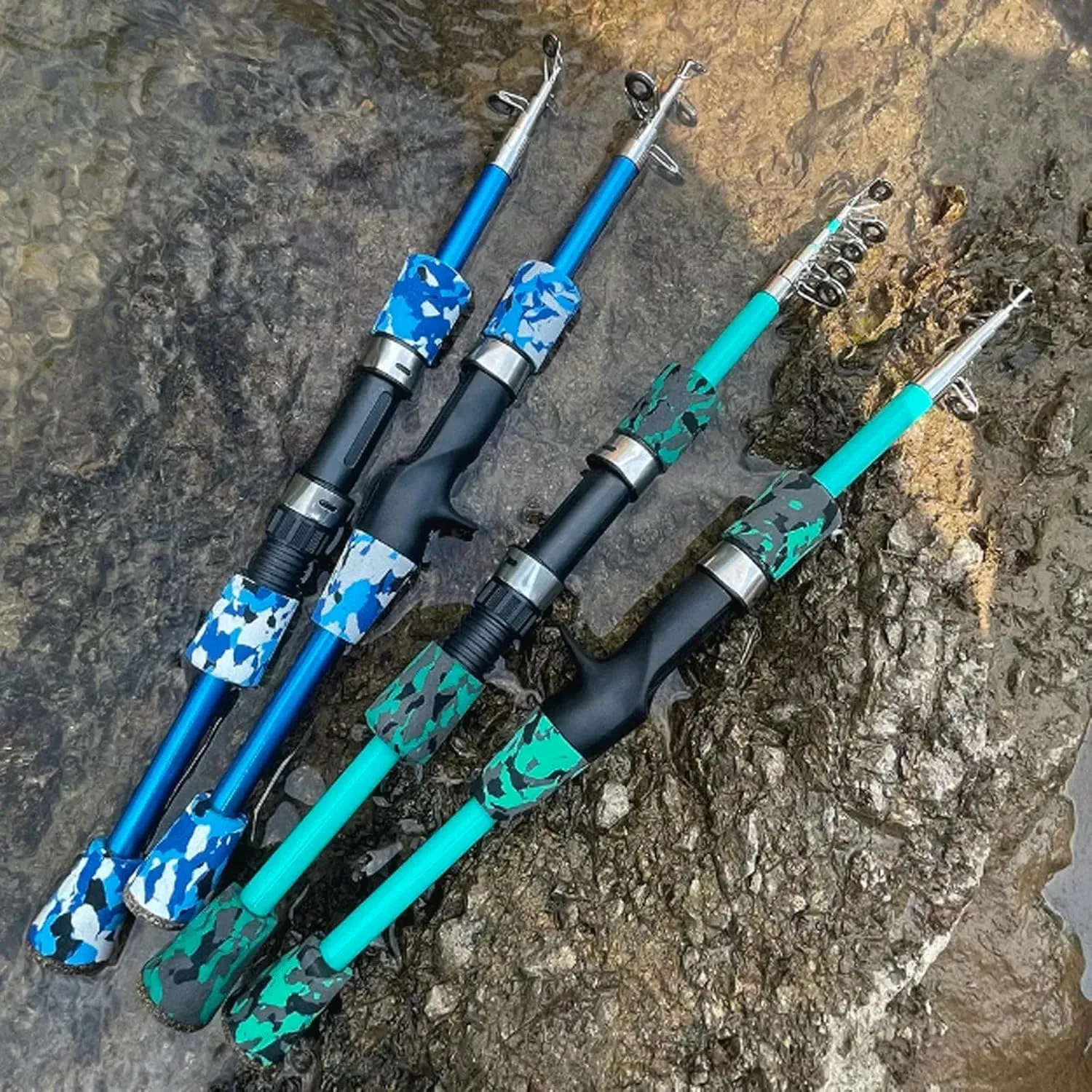 Spinning Casting Carp Rod Telescopic Fishing Rod 1.8M 1.5M 1.3M Small Ultralight Portable Travel Baitcasting Rod