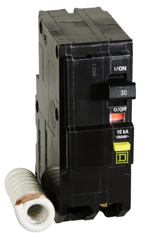 Square D - QO230GFICP QO Circuit Breaker, 30-Amp, 120/240V, 2-Pole, GFCI, Plug-In Mount