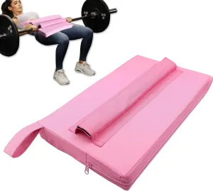 Square Hip-Thrust Pad Protective Extra Thick foam pad for Barbell Weightlifting Hip Thrusts and Glute Bridges Workouts Home Gym Equipment