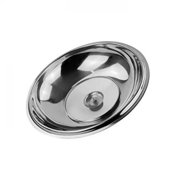 Stainless Steel Cooking Pan Cover Visible Replaced Lid for Frying Wok Pot - 34cm