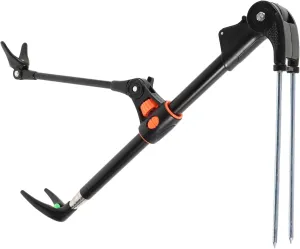 Stainless Steel Fishing Rod Bracket Robust Pole Holder for Bank Fishing Multi-Purpose Rod Rack