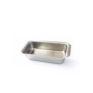 Stainless Steel Loaf Pan (No Handles) Made in USA by 360 Cookware
