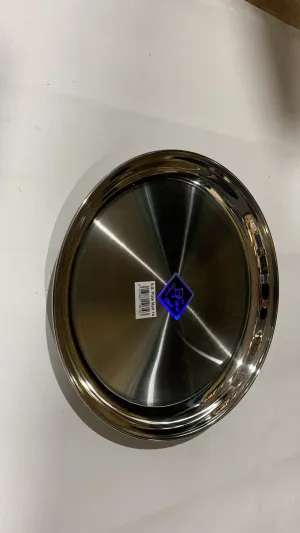 STAINLESS STEEL PLATE MATT 14" 12PCS