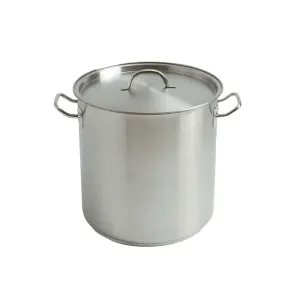 Stainless Steel Stockpot & With Lid - 20L