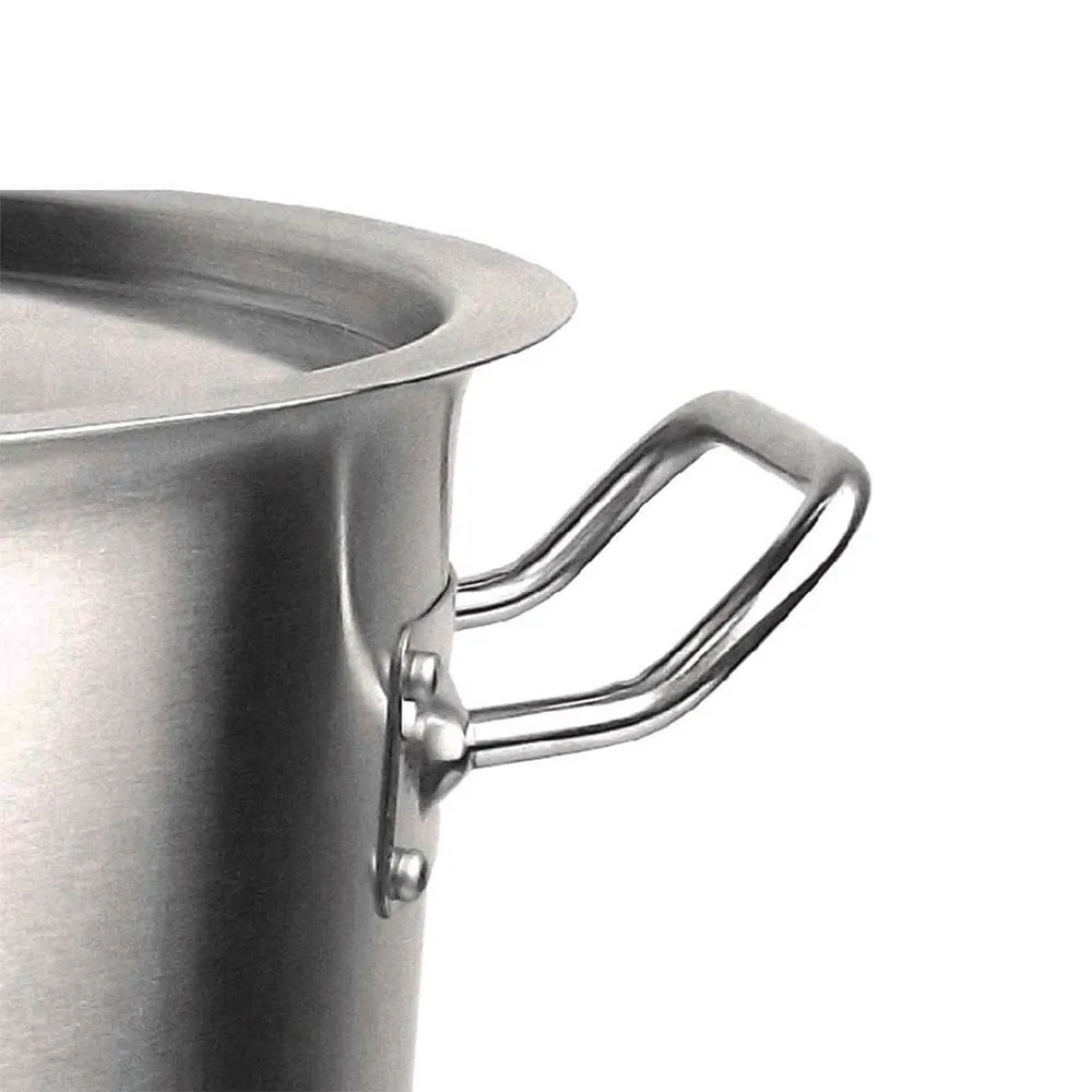 Stainless Steel Stockpot & With Lid - 20L