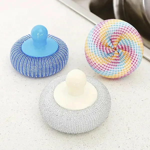 Steel Ball Pot and Dish Washing Tool