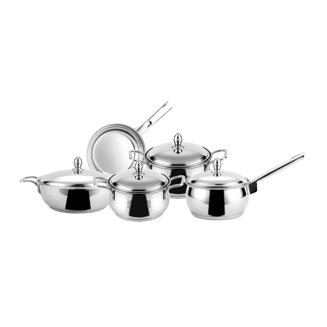 Steelcraft Stainless Steel Shabu Shabu Hot Pot With Glass Lid 28cm