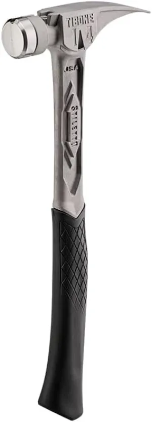 Stiletto 14 oz. TiBone Smooth Face with Curved Handle