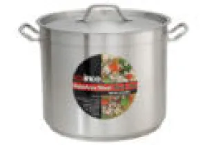 Stock Pot w/Cover, 12 qt Stainless Steel  ,  Tri ply #SST-12 NRE #   020505