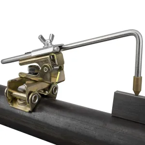 Strong Hand Tools AGH200 Grasshopper Magnetic Welding Finger, Brass Tip, Magnetic V-Pad Base, Spring Loaded Arm, 18 lbs Max Pull Force, 7.5" Length