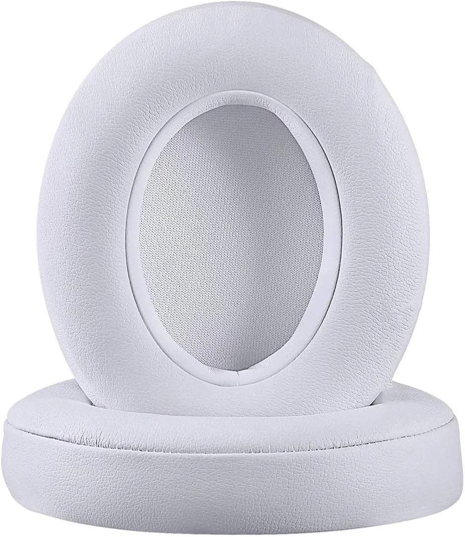 Studio 3 Replacement Earpads Ear Pad Cushion Cover Compatible with Beats by Dr.Dre Studio 2.0 B0500 B0501 Wired/Wireless & Studio 3.0 Over-Ear Headphones (White)