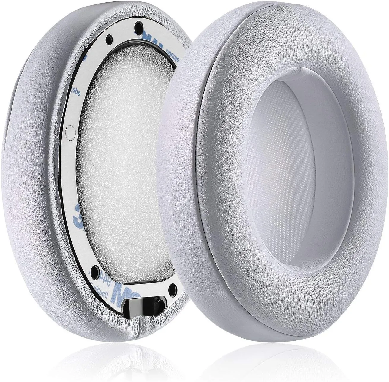 Studio 3 Replacement Earpads Ear Pad Cushion Cover Compatible with Beats by Dr.Dre Studio 2.0 B0500 B0501 Wired/Wireless & Studio 3.0 Over-Ear Headphones (White)