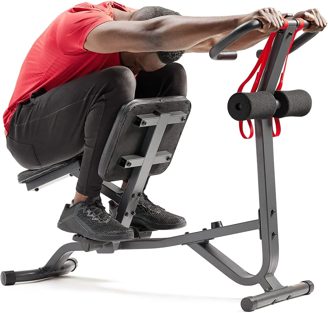 Sunny Health & Fitness Full Body Inversion Traction & Stretch Decompression Machine for Lumbar Stretching, Lower Back Pain Relief, Improved Posture Correction, Rehab, Spinal Compression, Flexibility