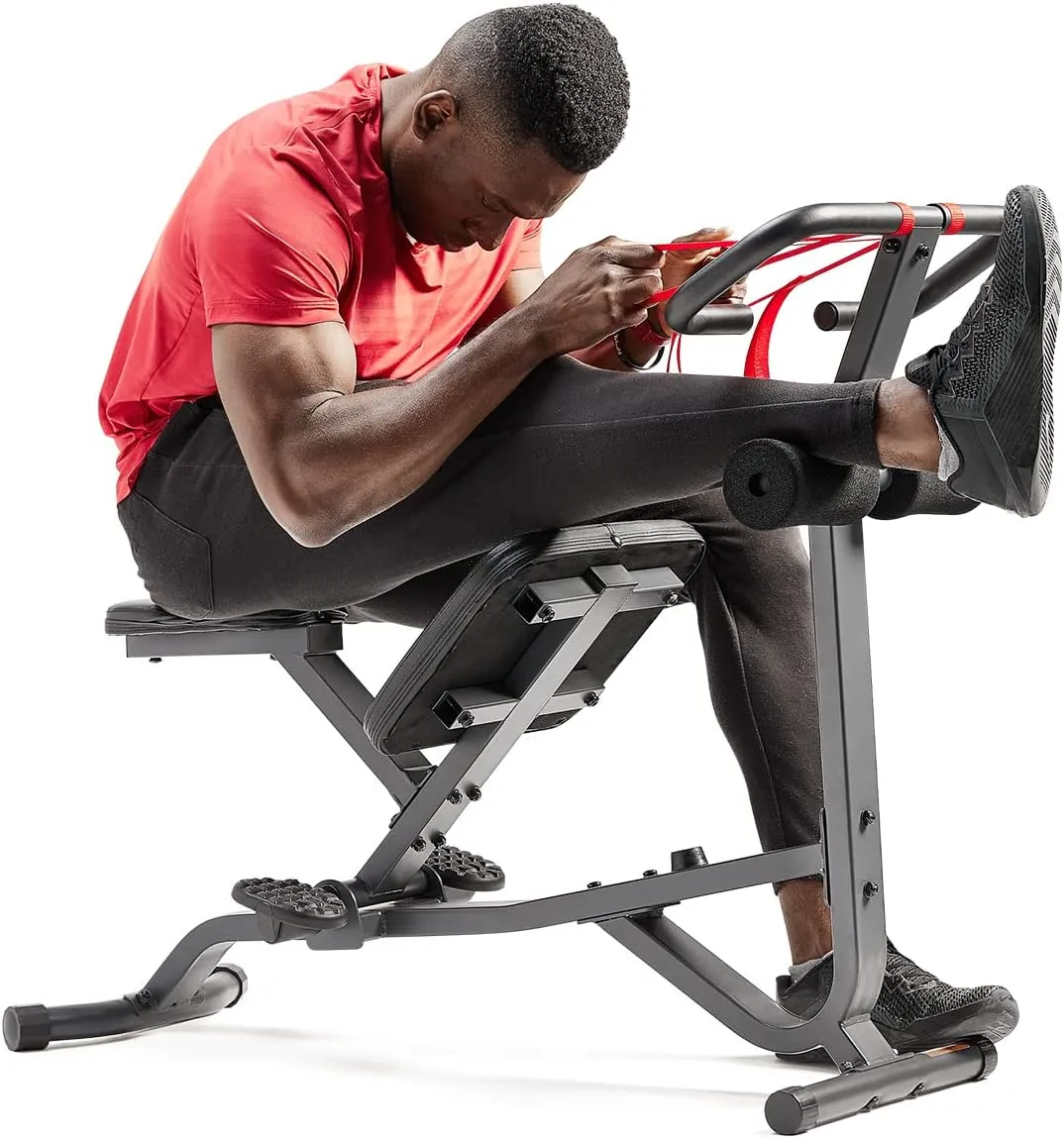 Sunny Health & Fitness Full Body Inversion Traction & Stretch Decompression Machine for Lumbar Stretching, Lower Back Pain Relief, Improved Posture Correction, Rehab, Spinal Compression, Flexibility