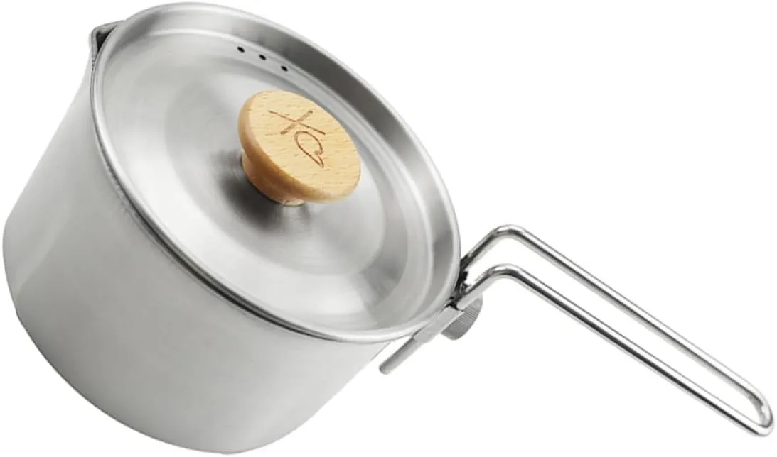 SUPVOX Portable Outdoor Cooking Pot Camping Cooker with Water for Hiking Picnic and Bbq Essential Cookware Kit for