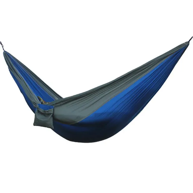 Survival Outdoor Portable Hammock Hunting Travel Camping Backpacking Swing Secret sale Person Double Energy-saving Sleeping Bed Nylon Hammock Garden Adult