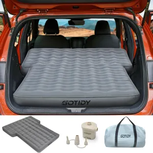 SUV Air Mattress Car Camping Puncture-Proof , Rechargeable Car Air Pump, Extra Thick SUV Mattress, Quick Setup, Waterproof, Air Mattress for SUV, Car Air Mattress for Large SUVs, Car Bed Camping