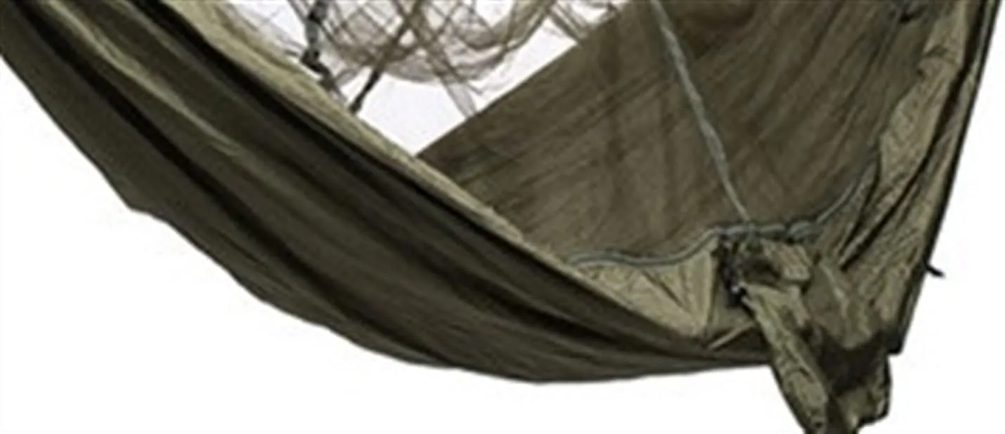 Swing Set Ultralight Camping Hammock with Net, Beach Swing Bed Hammock for Outdoor Backpack Survival or Travel Swing Seat (Color : Army Green)
