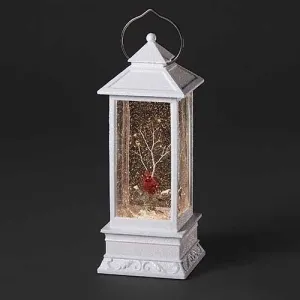 Swirl Cardinal White Lantern
