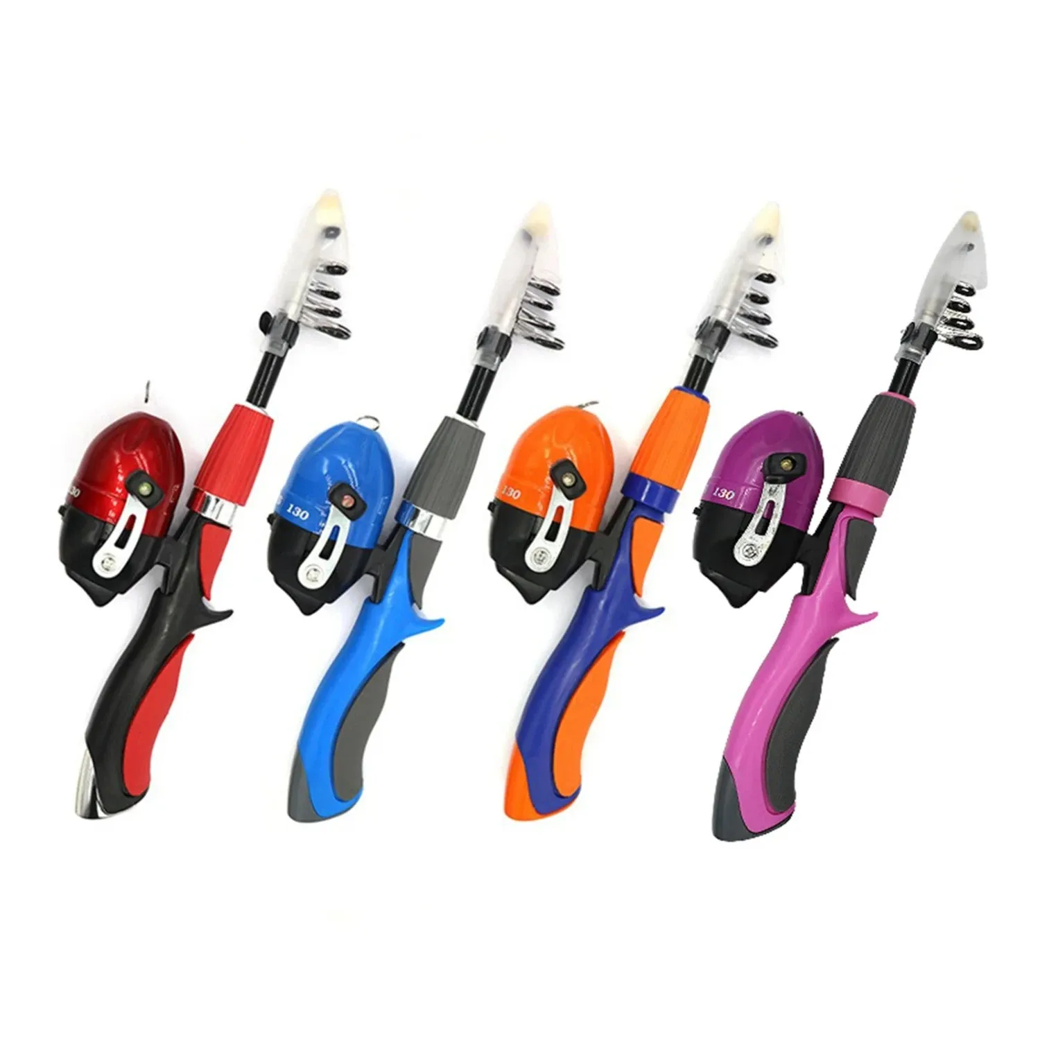 Telescopic Fishing Rod and Reel Combo Kits with Fishing Reel Traveling Kid Fishing Pole  Boys Girls Travel Beginners Lurekiller