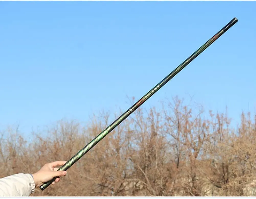 Telescopic Fishing Rod Carbon Super Hard Ultralight for Big Fish 19 Tone 4.5m 5.4m 6.3m 7.2m 8.1m 9m Rivers Lakes Reservoirs Streams