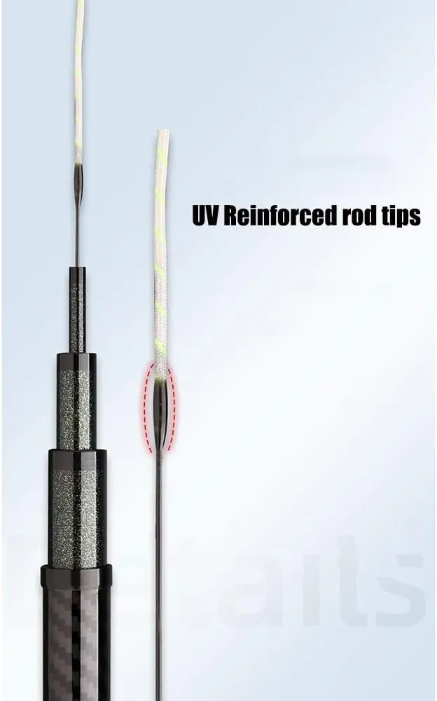 Telescopic Fishing Rod Carbon Super Hard Ultralight for Big Fish 19 Tone 4.5m 5.4m 6.3m 7.2m 8.1m 9m Rivers Lakes Reservoirs Streams