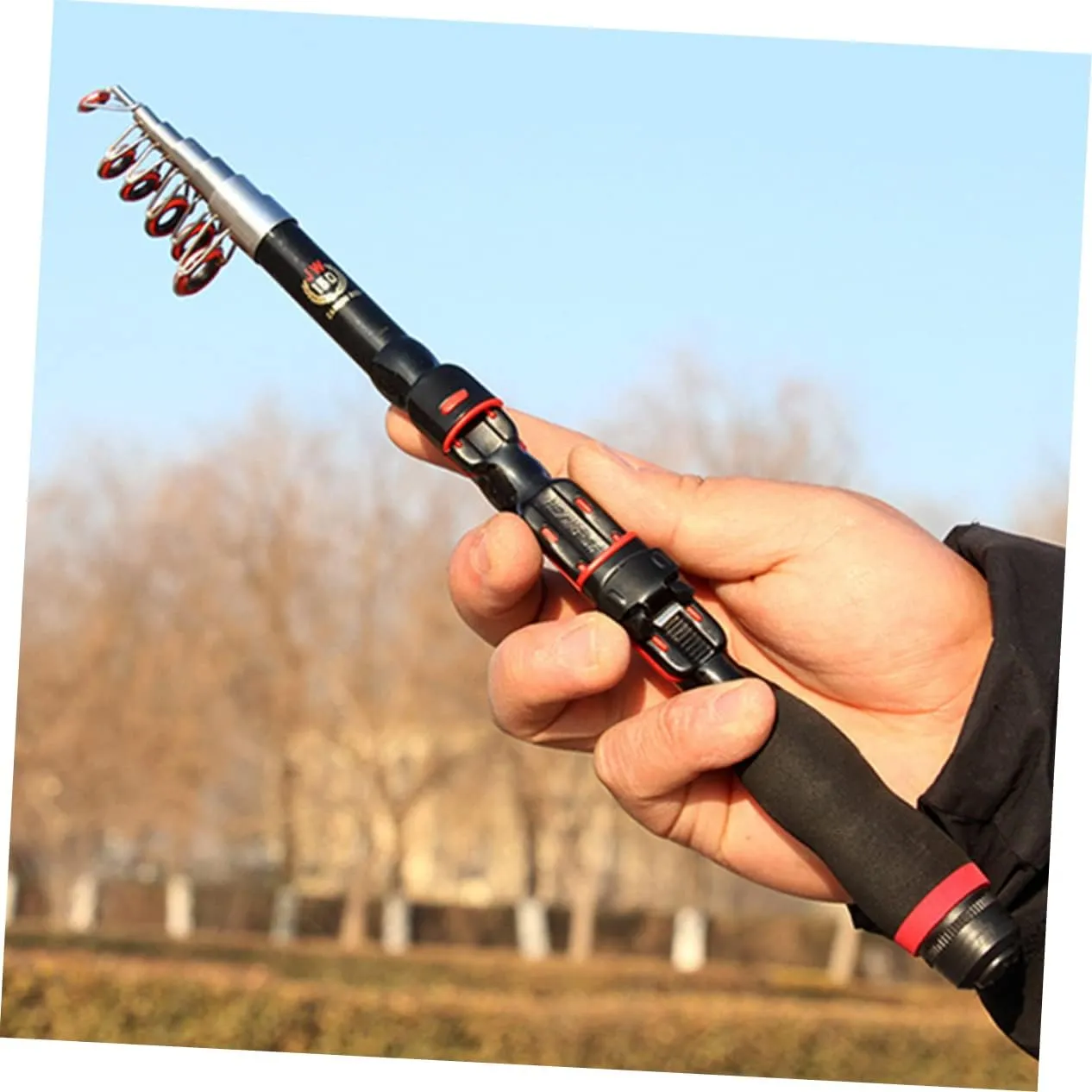 Telescopic Fishing Rod Folding Pole Portable Fishing Accessory Fishing Suplies Fishing Rod for Fish